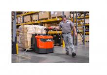 Пешеходна палетна количка Linde EW40