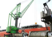Подвижни кранове - решетъчна стрела Sennebogen 9300e HMC