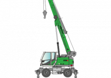 Подвижни кранове - телескопична стрела Sennebogen 613E