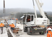 Подвижни кранове - телескопична стрела Sennebogen 643 M