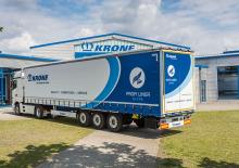 Полуремаркета с брезентова платформа Krone SDP 27 elB4-CS