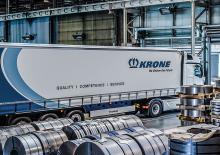 Полуремаркета с брезентова платформа Krone SDP 27 eLCQ4-CS