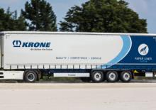 Полуремаркета с брезентова платформа Krone SDP 27 eLUBP-CS