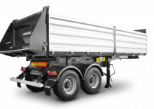 Полуремаркета за самосвали Schwarzmüller 2-axle 3-way tipper semitrailer - building site