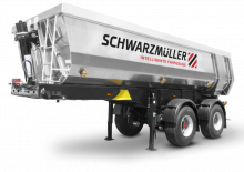 Полуремаркета за самосвали Schwarzmüller 2-axle aluminium segment tipper semitrailer - wheelbase 1,810 mm