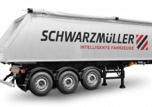 Полуремаркета за самосвали Schwarzmüller 3-axle aluminium hollow profile tipper semitrailer