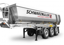 Полуремаркета за самосвали Schwarzmüller 3-axle full aluminium segment tipper semitrailer