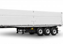 Полуремаркета за самосвали Schwarzmüller 3-axle large-scale aluminium hollow profile tipper semitrailer for (un)loading and tipping to the left or rear
