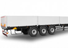 Полуремаркета за самосвали Schwarzmüller 3-axle platform semitrailer - building materials