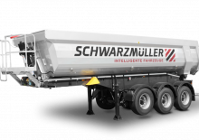 Полуремаркета за самосвали Schwarzmüller 3-axle steel segment tipper semitrailer