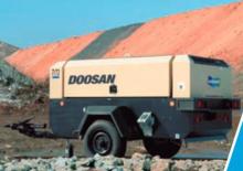 Преносими компресори за въздух - дизелови, електрически, бензинови Doosan 7/51 G