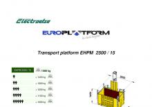 Промишлени подемници Electroelsa EHPM 2500/15