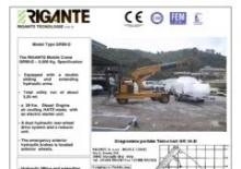 Промишлени подвижни кранове Rigante GR 50