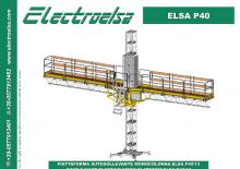 Работни платформи за качване на мачти Electroelsa ELSA P40