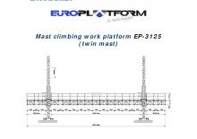 Работни платформи за качване на мачти Electroelsa EP-3125