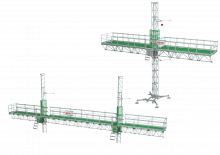Работни платформи за качване на мачти Jaso GP40