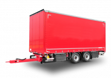 Ремаркета с брезентова платформа Schwarzmüller Centre-axle jumbo sliding tarpaulin platform trailer
