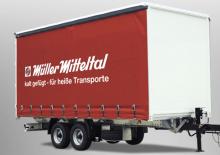 Ремаркета с брезентова платформа Müller Mitteltal EAL-TA 13,5