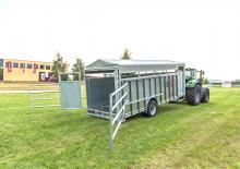 Ремаркета за превоз на добитък Fliegl TTW 100