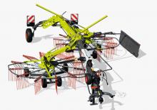 Ротационни гребла Claas Liner 1700