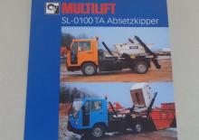 Самосвали - изпразване чрез повдигане Multilift SL 0100 TA (sw)