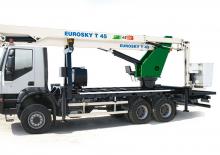 Монтирани на ремаркета повдигачи с подвижна стрела Comet 45-20 T 