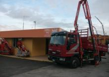 Монтирани на ремаркета повдигачи с подвижна стрела Benelligru 8510/3S2