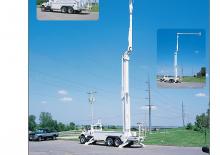 Монтирани на ремаркета повдигачи с подвижна стрела Altec A77T-E93