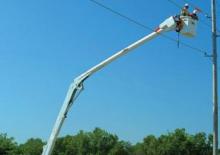 Монтирани на ремаркета повдигачи с подвижна стрела Altec AA55E