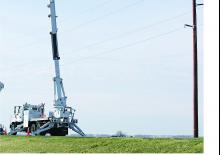 Монтирани на ремаркета повдигачи с подвижна стрела Altec AH100A