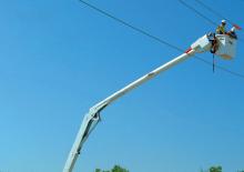 Монтирани на ремаркета повдигачи с подвижна стрела Altec AN32E