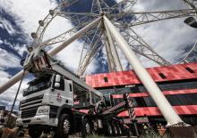 Монтирани на ремаркета повдигачи с подвижна стрела Barin AP 73/35 J2