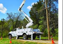 Монтирани на ремаркета повдигачи с подвижна стрела Altec AT48M/P