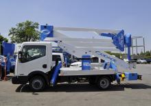 Монтирани на ремаркета повдигачи с подвижна стрела Socage DA 324 forSte