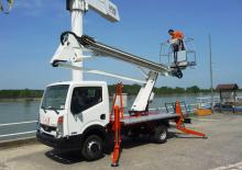 Монтирани на ремаркета повдигачи с подвижна стрела Easy Lift EZ190 