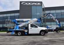 Монтирани на камион артикулиращи подемници за стрели Socage ForSte 16AE