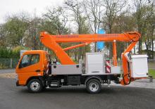 Монтирани на ремаркета повдигачи с подвижна стрела Blumenbecker - Hubmeister® HM 16 TKI