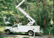 Монтирани на ремаркета повдигачи с подвижна стрела Altec L37M