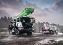 Телескопични вишки, монтирани на камион Bronto Skylift S56XR