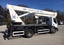 Монтирани на ремаркета повдигачи с подвижна стрела CELA TJ330