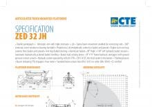 Монтирани на ремаркета повдигачи с подвижна стрела CTE Z 32