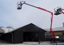 Монтирани на камион артикулиращи подемници за стрели Herkules - Lift TK 15