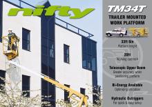 Монтирани на камион артикулиращи подемници за стрели Niftylift TM 34 T