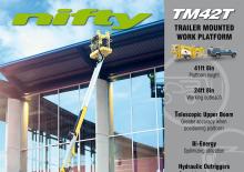 Монтирани на камион артикулиращи подемници за стрели Niftylift TM 42 T