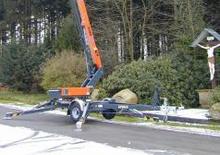 Монтирани на ремаркета повдигачи с подвижна стрела Paus Worklift GT 18