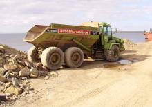 Съчленени самосвали Terex 2366