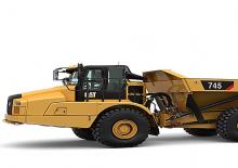 Съчленени самосвали Caterpillar 745