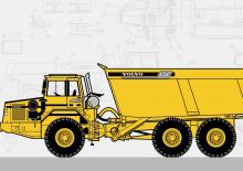Съчленени самосвали Volvo A35C
