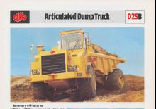 Съчленени самосвали Caterpillar D25B