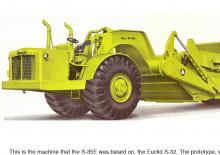 Скрепери (грейдери) Terex S-35E